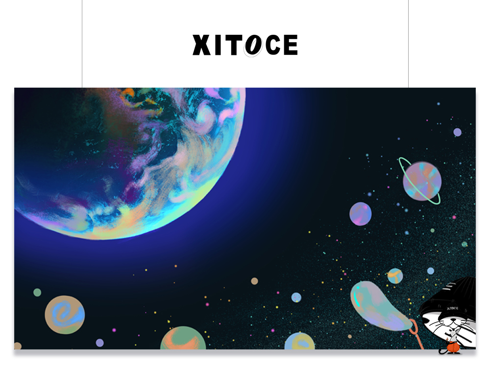 XITOCE 拓拓·小豹子 IP形象宣傳·太空拓